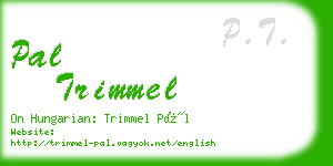 pal trimmel business card